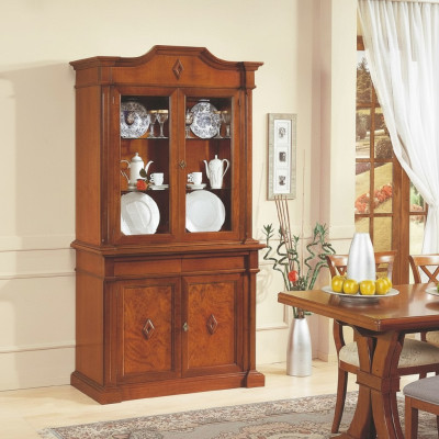 Mueble vitrina de vidrio de madera vitrinas armario armarios estanterías Italia