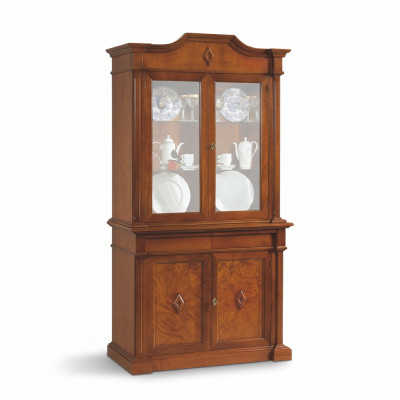 Mueble vitrina de vidrio de madera vitrinas armario armarios estanterías Italia
