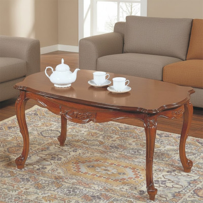 Mesa de centro rectangular de madera Mesas de salón Muebles italianos Mesa de lujo