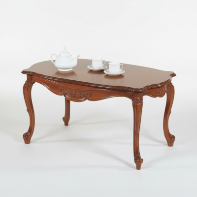 Mesa de centro rectangular de madera Mesas de salón Muebles italianos Mesa de lujo