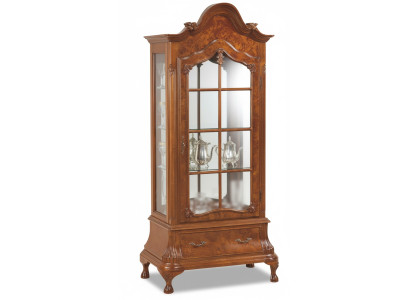 Vitrina armario de vidrio marrón Muebles Armarios Vitrinas Gabinete Muebles italianos nuevos