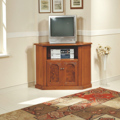 Mueble de televisión marrón, cómoda de lujo marrón, muebles de salón armarios estanterías de madera.