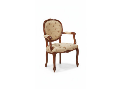 Silla de comedor marrón lujo clásica silla de madera sillas de muebles italianos.