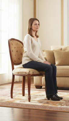 Silla clásica de comedor de lujo de madera silla de respaldo de madera diseño de silla