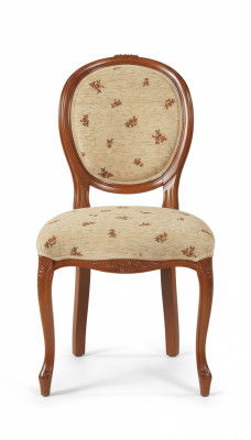 Silla clásica de comedor de lujo de madera silla de respaldo de madera diseño de silla