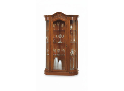 Mueble de aparador Vitrina de vidrio Armario de madera Gabinetes Muebles italianos Vitrina Vitrinas