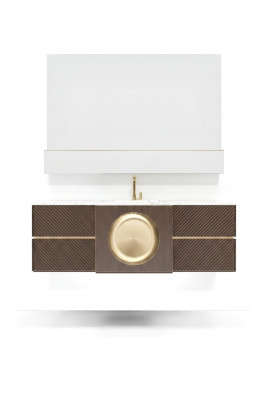 Lavabo marrón grifería del baño muebles de baño muebles clásicos nuevos