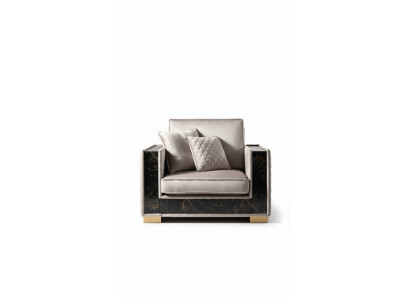 Sillón Sofá Tapizado Asiento Diseñador Textil 1 Plaza Sofás Tapicería Diseño Moderno