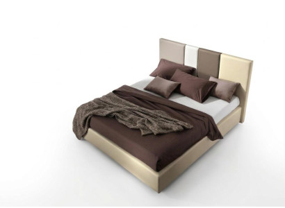 Cama Cama doble Estructuras de cama Marco de cama Camas Dobles Lujo Madera Diseño Cuero