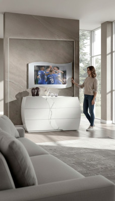 Cómoda cómodas madera consola consolas gabinetes moderno dormitorio blanco muebles