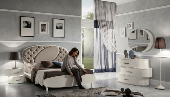 Chesterfield cama doble camas marcos de cama camas cama tapizada muebles de lujo Italia