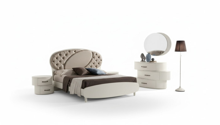 Chesterfield cama doble camas marcos de cama camas cama tapizada muebles de lujo Italia