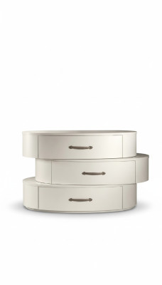 Cómoda Armario Lado Cómodas Diseñador Lujo Armarios Lujo Consola Madera Moderna