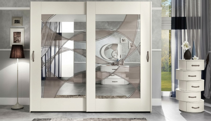 Lujo armario con puertas correderas armario de dormitorio armarios madera moderno