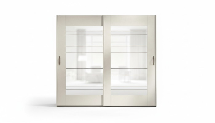 Guardarropas de lujo con puertas correderas armario dormitorio armarios madera moderno