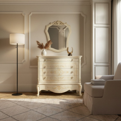Cómoda Cómodas Consola Dormitorio Moderno Madera Lujo Diseño Armarios Estilo