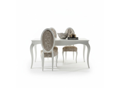 Mesa de comedor Mesa clásica de madera Mesa de lujo Comedor Muebles modernos de diseño
