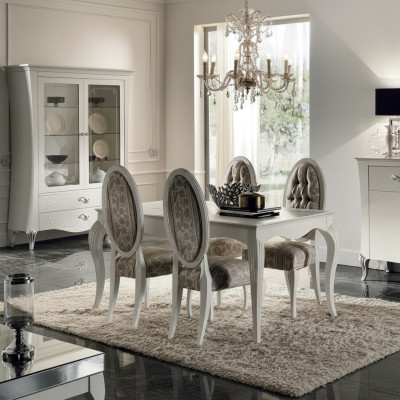 Comedor Mesa extensible Mesa cuadrada de madera Mesas comedor Diseño moderno