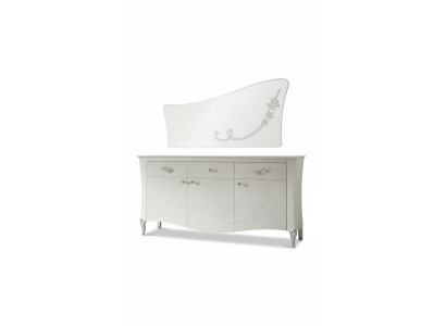 Aparador cómoda armario lateral bajo mueble cajoneras armarios diseñador madera