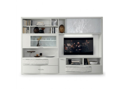 Mueble de pared para televisión, armario, aparador, cómoda de televisión en madera, diseño moderno, muebles nuevos.
