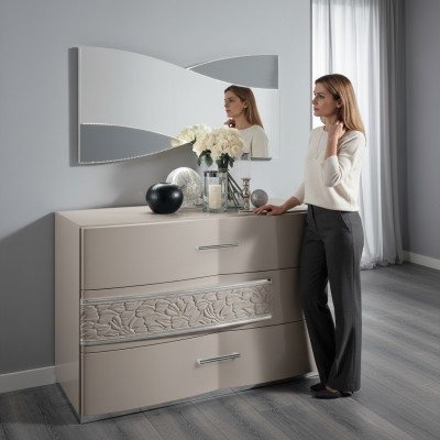 Cómoda Cómodas Consola Dormitorio Moderno Madera Lujo Diseño Armarios Estilo Nuevo