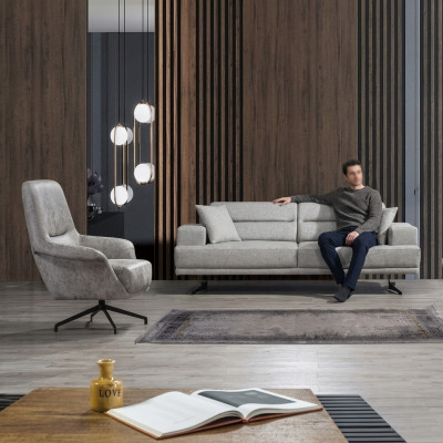 Juego de sofás de 3+1 plazas, sofá, sillón, sofás, cojines, sofá, diseño moderno.