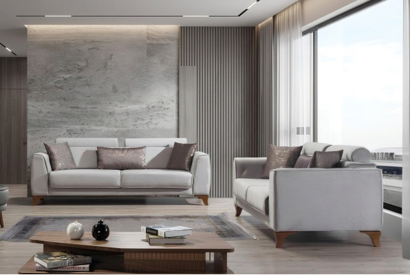 Conjunto de sofás de lujo de 3+3 plazas, sofá de diseño, sofá, sofá, sofá, diseño de tapicería.