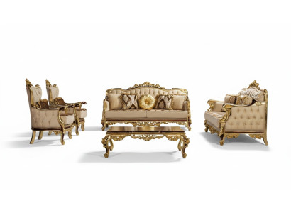 Sofá conjunto 3+3+1+1 Mesa de centro Sofá Sofás Sillón Juego de muebles de salón Set de sofás de 5 piezas