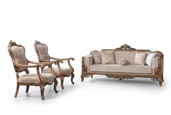 Silla sillón sofá salón de lujo barroco relax tapizado diseño asiento nuevo