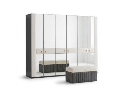Armario de dormitorio de madera muebles de estilo italiano armarios guardarropa nuevo