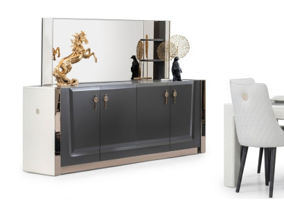 Conjunto de muebles Nuevo 2 piezas. Cómoda espejo armario lujo estante consola