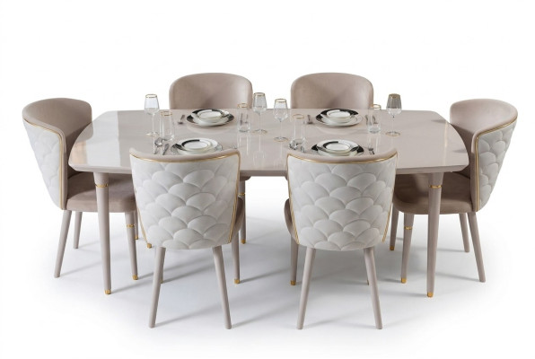 Mesa de comedor Mesa Mesas Moderno Madera Comer Comedor Diseño Estilo italiano Nuevo