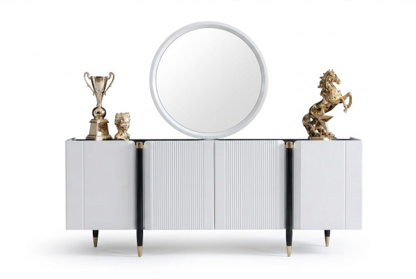 Cómoda estante consola mueble aparador Estilo italiano cómoda armario de lujo