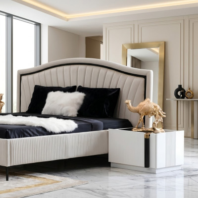 Mesa de dormitorio Mesitas de noche Madera Mesita de noche Consola de noche Diseño Mesa auxiliar