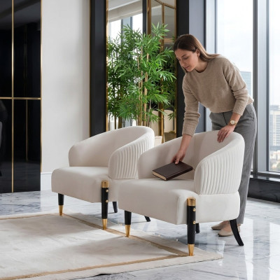 Textil 2x Sessel Polster Stühle Gastro Stoff Esszimmer Neu Design Stuhl Set  Textil 2x Silla Tapizada Sillas de Restaurante de Tela Comedor Nuevo Diseño Juego de Sillas