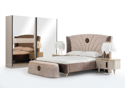 Camas cama doble hotel marco doble de madera muebles cama acolchada diseño de lujo
