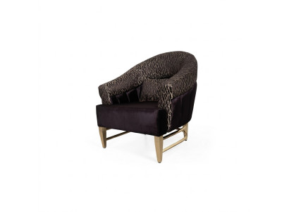 Silla de diseño de lujo en tela para sala de estar, estilo italiano, muebles de salón, sillón.