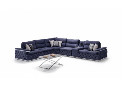 Sofá esquinero en forma de L Chesterfield Muebles Sofá Muebles de diseño Italia