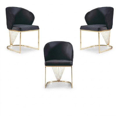 Silla 2x sillas Grupo Set Salón-Comedor Conjunto Estilo Moderno Textil
