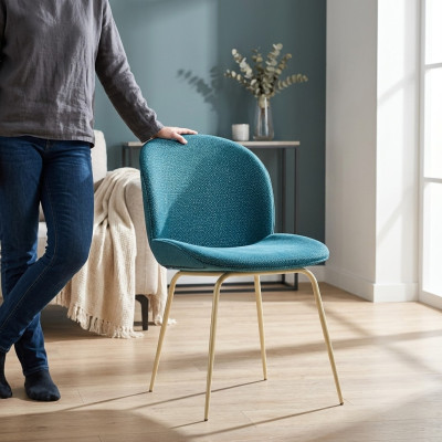 Silla sin reposabrazos Silla de comedor de madera Diseño de sillas de comedor