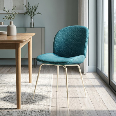 Silla sin reposabrazos Silla de comedor de madera Diseño de sillas de comedor