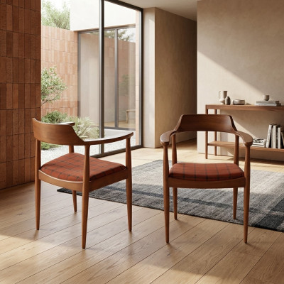 Silla de comedor de lujo, salón italiano de muebles de estilo sillón.