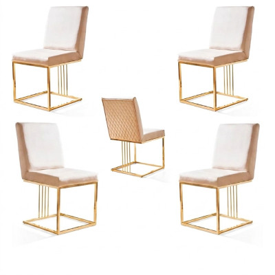 Diseño de silla Tapizado Set 2x Silla 100% Textil Sillas Restaurante Comedor
