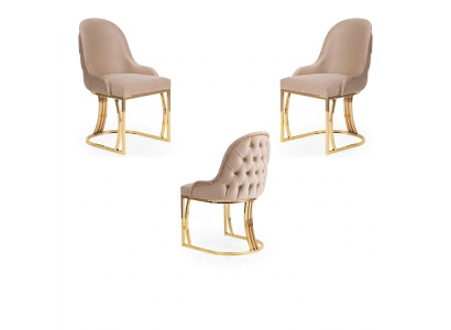 Conjunto de sillas Chesterfield Grupo de 2 sillas de respaldo Butacas Tapizadas
