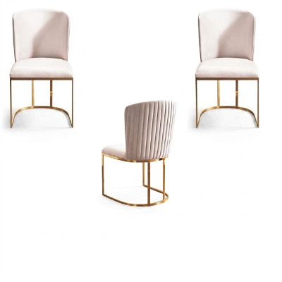 Estilo italiano Conjunto de diseño Sillas tapizadas Sillón Grupo de sillones