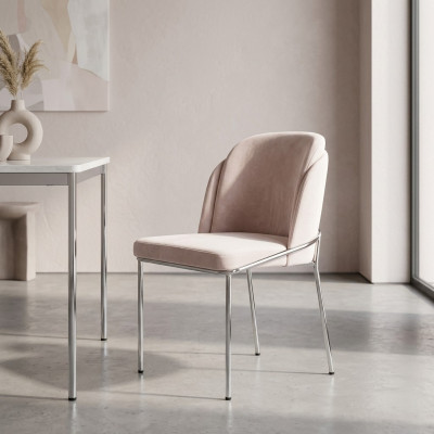 Silla de comedor Silla de oficina Silla de diseñador de madera Silla tapizada Sala de estar