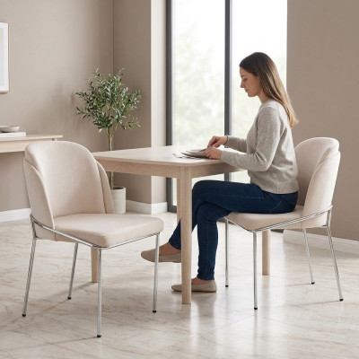 Diseño de comedor 2 sillas conjunto nuevo juego de sillas sillón tapizado