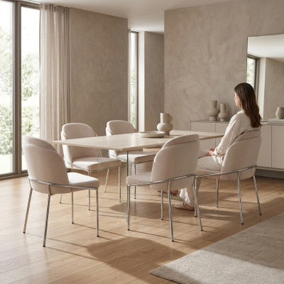 Silla 4X sillas conjunto de comedor estilo italiano
