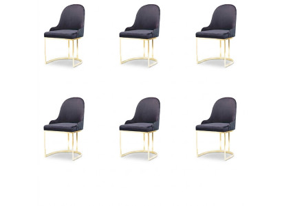 Cocina grupo de comedor Set silla set asiento acolchado madera 6x sillas Nuevo