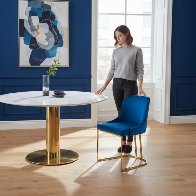 Diseño conjunto de sillas Grupo Tapizado Textil 8 sillas Muebles Lujo Conjunto